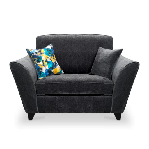 Canterbury Fabric Love Chair - Choice Of Fabrics - The Furniture Mega Store 