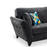 Canterbury Fabric Love Chair - Choice Of Fabrics - The Furniture Mega Store 