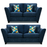 Canterbury 2 & 3 Seater Fabric Sofa Set - The Furniture Mega Store 