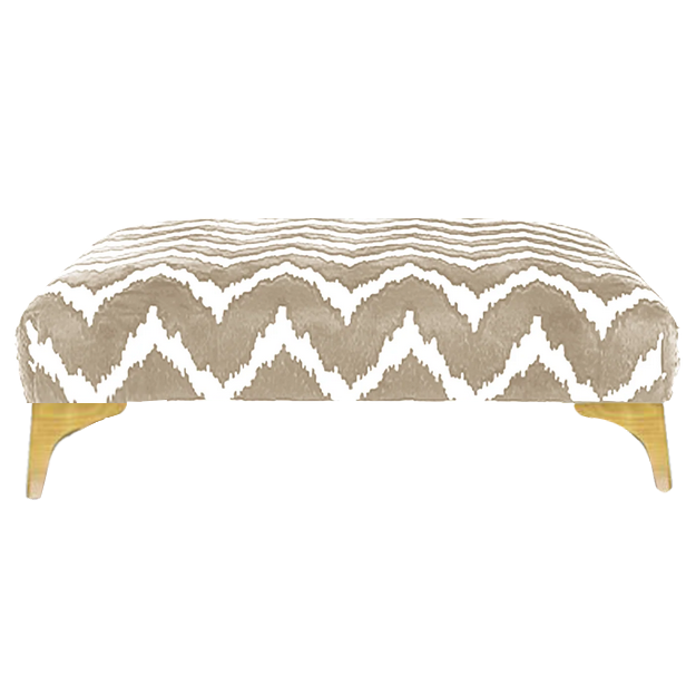 Cancun Fabric Footstool - Choice Of Fabrics - The Furniture Mega Store 
