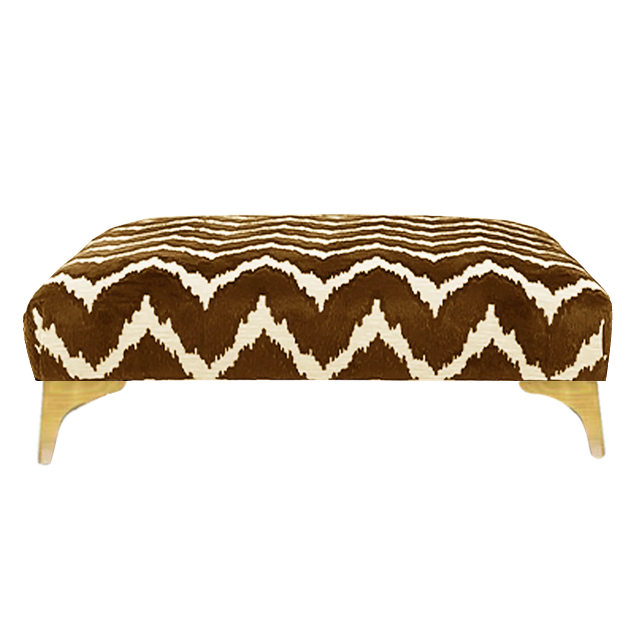 Cancun Fabric Footstool - Choice Of Fabrics - The Furniture Mega Store 