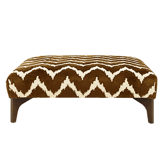 Cancun Fabric Footstool - Choice Of Fabrics - The Furniture Mega Store 
