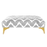 Cancun Fabric Footstool - Choice Of Fabrics - The Furniture Mega Store 