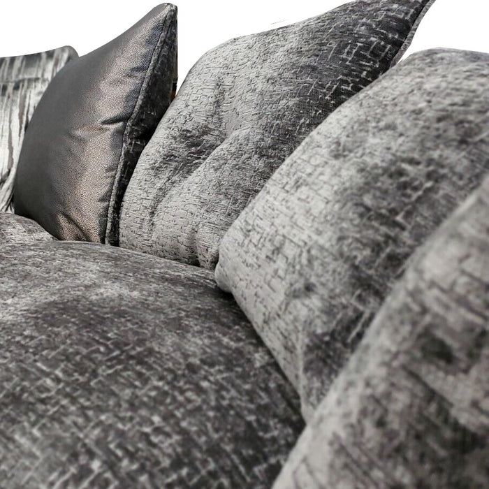 Pandora Fabric Sofa Collection - Choice Of Pillow or Classic Back, Sizes, Fabrics & Feet - The Furniture Mega Store 
