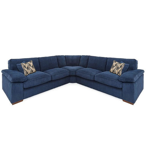 Dexter Fabric Corner Sofa Collection - Choice Of Fabrics & Feet - The Furniture Mega Store 