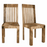Cuban Mango Wood Dining Chair (Sold in Pairs) - The Furniture Mega Store 