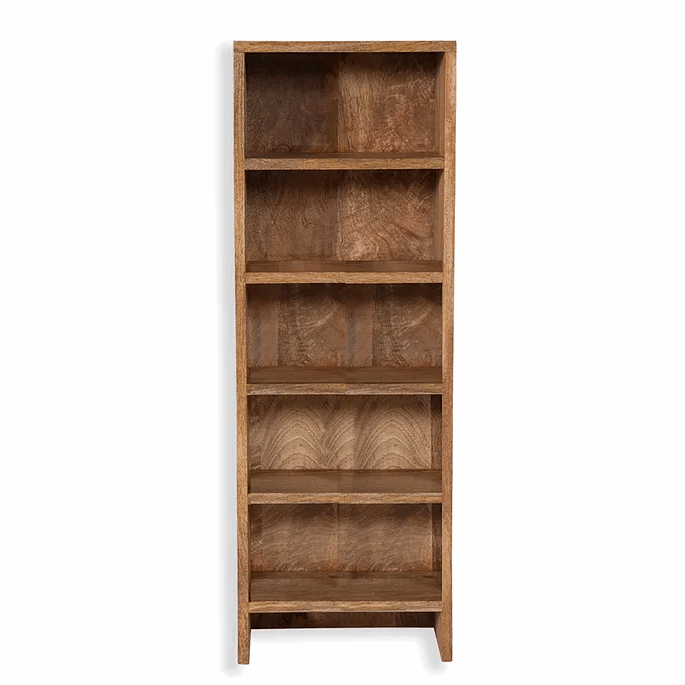 Novo Mango Wood Shelving DVD-CD Rack | The Furniture Mega Store