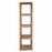 Cuban Mango Wood Vertical 4 Hole Open Display Shelving Unit - The Furniture Mega Store 
