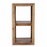 Cuban Petite Mango Wood Vertical 2 Hole - The Furniture Mega Store 