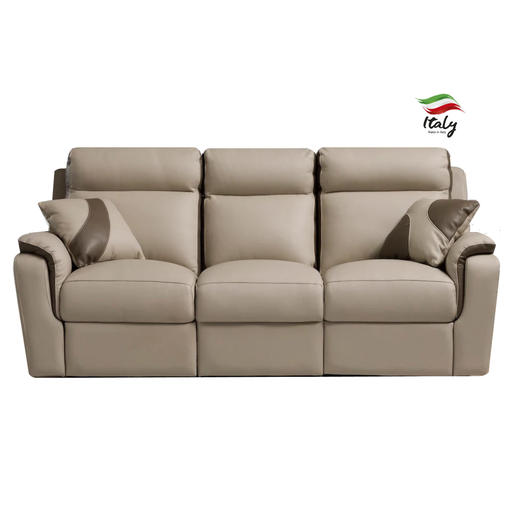 Device Italian Leather Recliner Sofa & Chair Collection - Manual or Power Recline With Usb Charging Ports - The Furniture Mega Store 