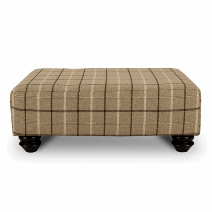 Darwin Fabric Footstool - Choice Of Fabrics - The Furniture Mega Store 