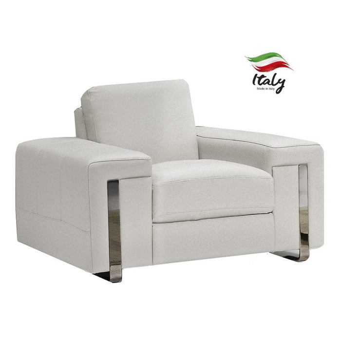 Eghoiste Italian Leather Armchair - The Furniture Mega Store 