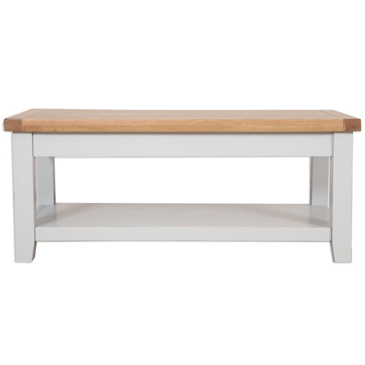 St.Ives French Grey & Oak Coffee Table - The Furniture Mega Store 