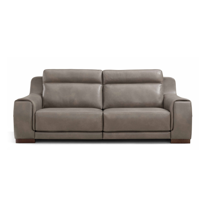 Funes Italian Leather Power Recliner Sofa Collection - Choice Of Sizes & Leather - The Furniture Mega Store 