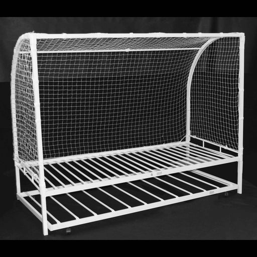 Football Goal Metal Bed With Trundle - The Furniture Mega Store 