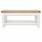 St.Ives White Painted & Oak Coffee Table - The Furniture Mega Store 