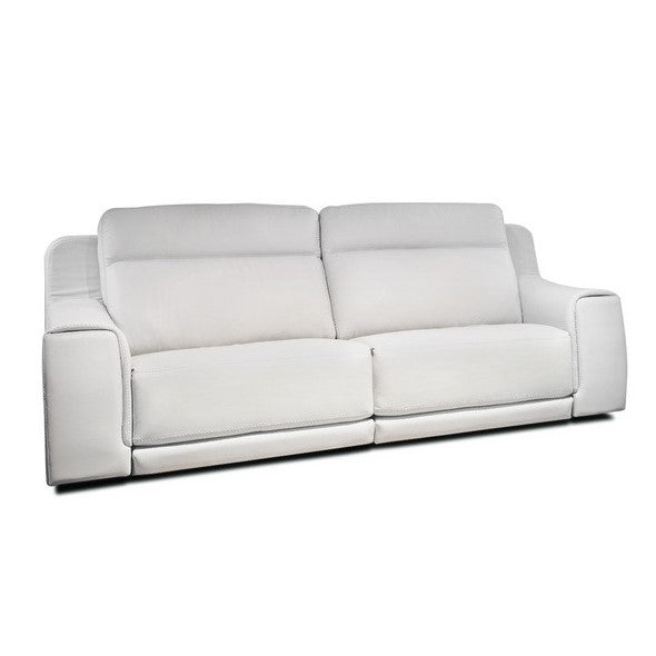 Funes Italian Leather Power Recliner Sofa Collection - Choice Of Sizes & Leather - The Furniture Mega Store 