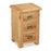 Sailsbury Solid Oak Bedside Cabinet - 3 Drawers - The Furniture Mega Store 