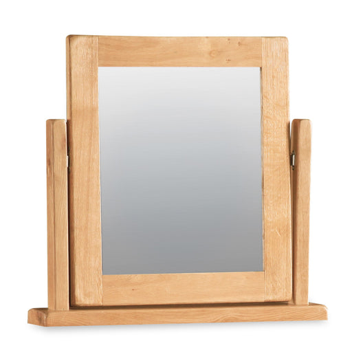 Sailsbury Solid Oak Vanity Mirror - The Furniture Mega Store 