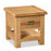 Sailsbury Solid Oak 1 Drawer Lamp Table - The Furniture Mega Store 