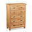 Sailsbury Solid Oak Chest of Drawers, 2 + 4 Drawers - The Furniture Mega Store 