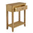 Bath Oak Telephone Table with 1 Drawer & 1 Shelf - The Furniture Mega Store 