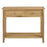 Bath Oak 2 Drawer Console Table - The Furniture Mega Store 