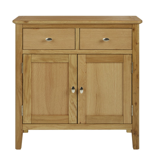 Bath Oak Compact Sideboard with 2 Doors - The Furniture Mega Store 