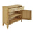 Bath Oak 2 Doors & 2 Drawers Small Sideboard - The Furniture Mega Store 