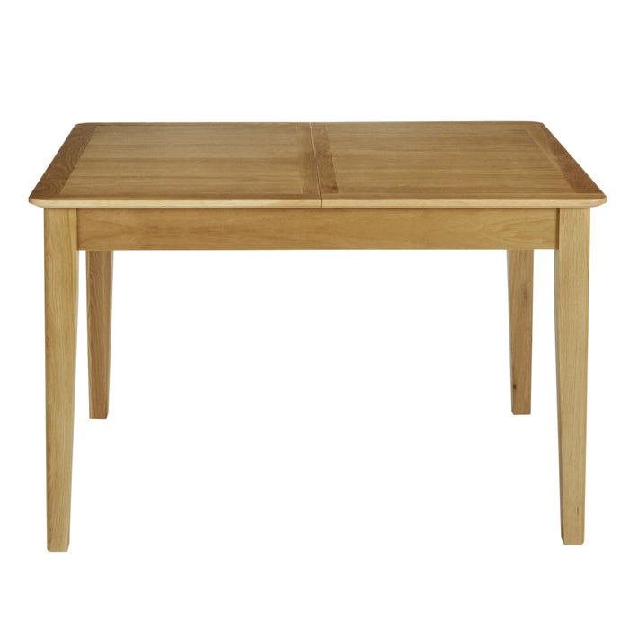 Bath Oak Dining Table Rectangular Extending Top 120cm-160cm - The Furniture Mega Store 