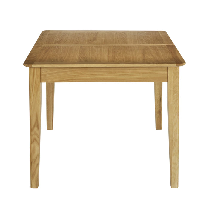 Bath Oak Dining Table Rectangular Extending Top 120cm-160cm - The Furniture Mega Store 