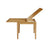 Bath Oak Flip Top Extending Dining Table & 4 Ladder Back Dining Chairs Set - The Furniture Mega Store 