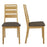 Bath Oak Ladder Dining Chairs - Sold In Pairs - The Furniture Mega Store 