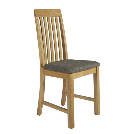 Bath Oak Slat Back Dining Chairs - Sold In Pairs - The Furniture Mega Store 