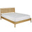 Bath Oak 4ft 6 Double Bed - Low Foot End - The Furniture Mega Store 