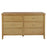 Bath Oak 6 Drawers Wide Chest - The Furniture Mega Store 