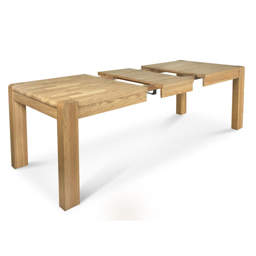 Bakerloo Compact Extending Oak Dining Table, 135cm-175cm - The Furniture Mega Store 