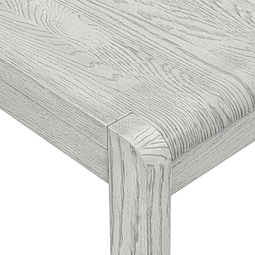 Flora Grey Washed Oak Dining Bench - 130cm - The Furniture Mega Store 