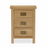 Addison Lite Natural Oak Bedside Cabinet - 3 Drawers - The Furniture Mega Store 