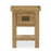 Addison Lite Natural Oak Lamp Table with 1 Drawer & 1 Shelf - The Furniture Mega Store 