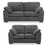 Odette Fabric 3 Seater & 2 Seater Sofa Set - Choice Of Colours - The Furniture Mega Store 