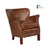 Governor Vintage Whisky Leather Occasional Chair - The Furniture Mega Store 