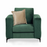 Darcy Velvet Armchair - Choice Of Colours - The Furniture Mega Store 