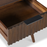 Strand Walnut 1 Drawer Side Table - The Furniture Mega Store 