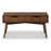 Strand Walnut 2 Drawer Coffee Table - The Furniture Mega Store 