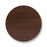 Strand Walnut Round Dining Table 110cm & 4 Walnut Ladder Back Dining Chairs - The Furniture Mega Store 