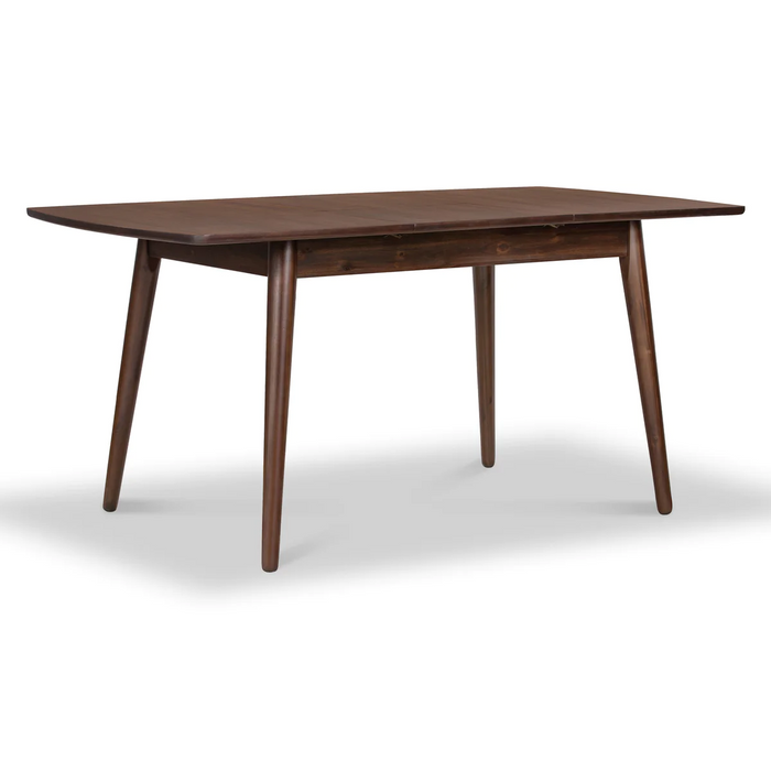 Strand Walnut Extendable Dining Table 120cm - 165cm - The Furniture Mega Store 