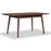 Strand Walnut Extendable Dining Table 120cm - 165cm - The Furniture Mega Store 