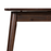 Strand Walnut Extendable Dining Table 120cm - 165cm - The Furniture Mega Store 