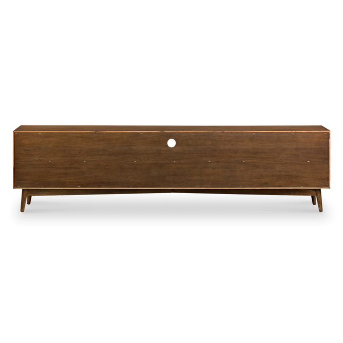 Strand Walnut Extra Large TV Unit - 190cm - The Furniture Mega Store 